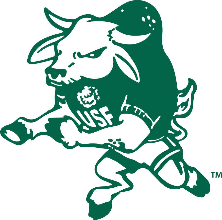 South Florida Bulls 1974-1987 Secondary Logo diy DTF decal sticker